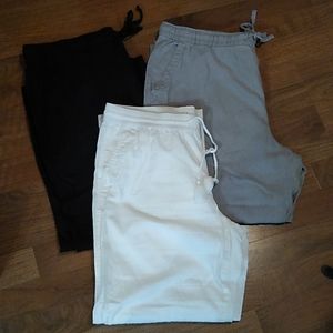3 Pairs Women's Linen Pant